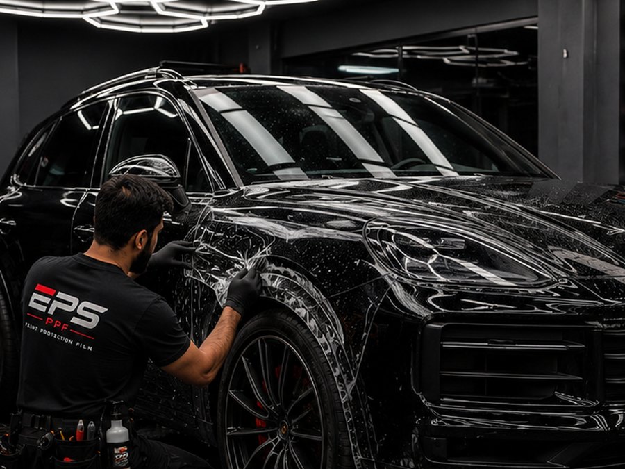 Porsche Cayenne / Macan PPF cut pattern