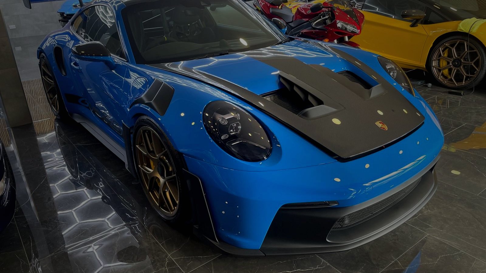 PPF coverage diagram on the GT3 RS