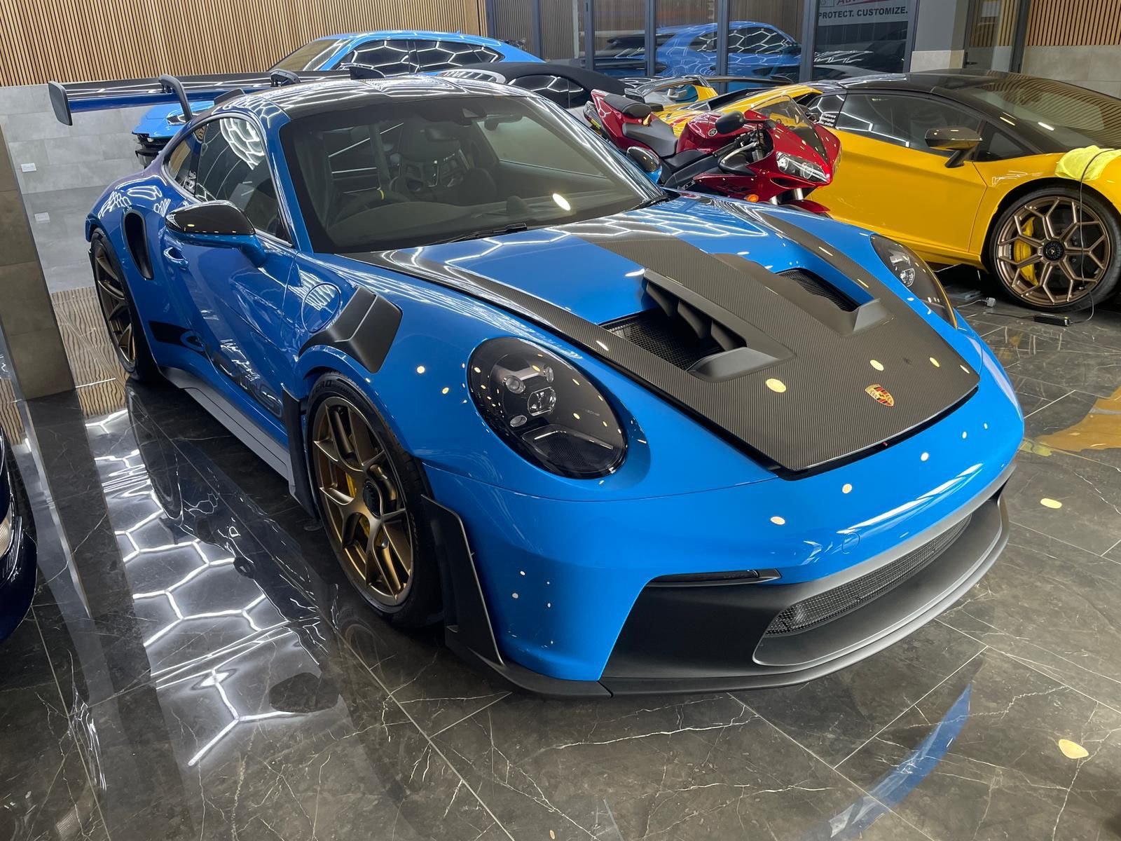 Porsche 911 GT3 RS hero after full-body XPEL Ultimate Plus PPF