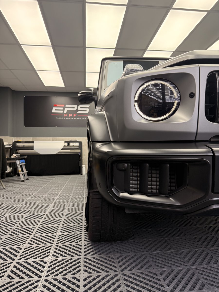Mercedes-AMG G63 front-end PPF detail