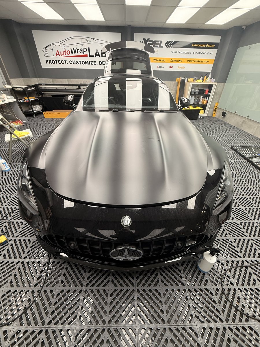 Mercedes-AMG bonnet XPEL Stealth conversion