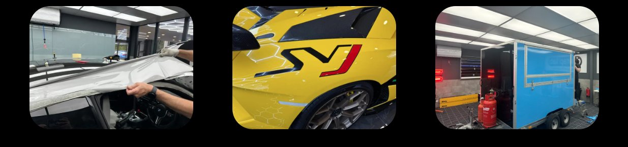 Vinyl applied — examples on customer cars